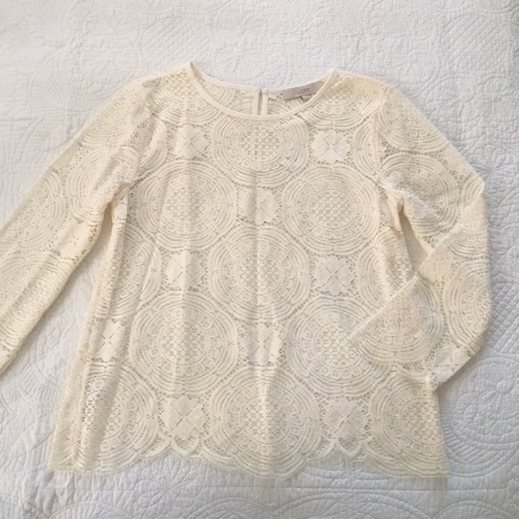 Loft lace top - Picture 2 of 4
